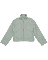 Dries Van Noten - Jassen ,Groen ,Katoen Varington 3021.W. Jacket - Lyst
