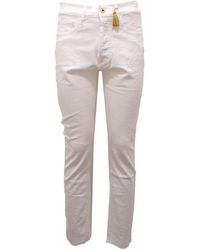 CYCLE - Ripped Stone Wash Denim Jeans - Lyst