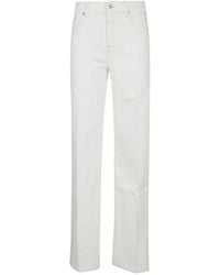 7 For All Mankind - Straight Jeans - Lyst