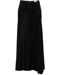 Rabanne - Rokken ,Zwart ,Midi Rok - Lyst