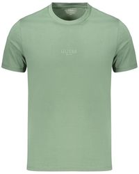 Guess - Tops ,Groen ,Katoen Aidy T-Shirt - Lyst