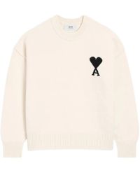 Ami Paris - Round-Neck Knitwear - Lyst