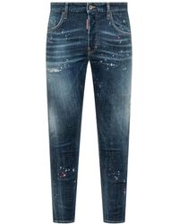 DSquared² - Jeans ,Blauw ,Skater Jeans - Lyst
