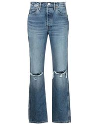RE/DONE - Flared Jeans - Lyst
