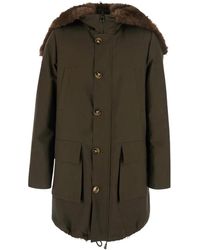 VALENTINI 1972 - Jassen ,Groen ,Katoen Km 8101 Parka - Lyst