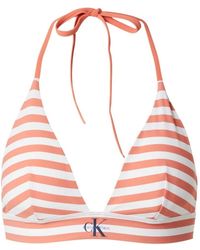 Calvin Klein - Graphic Monogram Bikini Top - Lyst