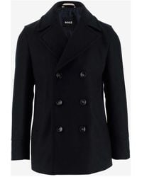 BOSS - Double-Breasted Coats - Lyst