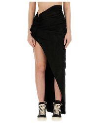 Rick Owens - Edfu Skirt Long - Lyst