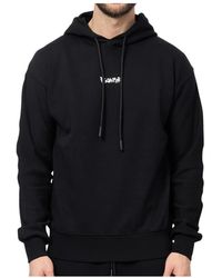 DISCLAIMER - Hoodies & Sweatvesten ,Zwart ,Katoen Urban Hoodie Sweater - Lyst