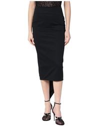 Thelatest - Zwarte Midi Rok Gonna - Lyst