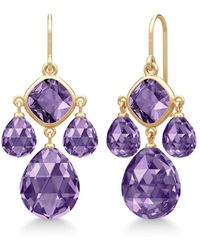 Julie Sandlau - Amethyst kronleuchter ohrringe - Lyst