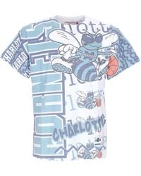 Mitchell & Ness - Tops ,Veelkleurig ,Katoen Nba Jumbotron 2.0 Tee Wit - Lyst