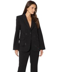 Berenice - Jassen ,Zwart ,Leer Vady Blazer - Lyst