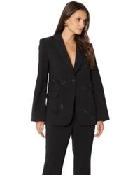 Berenice - Jassen ,Zwart ,Leer Vady Blazer - Lyst