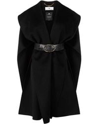 Elisabetta Franchi - Belted Coats - Lyst
