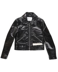Philippe Model - Jassen ,Zwart ,Leer Jas - Lyst