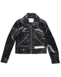Philippe Model - Jassen ,Zwart ,Leer Jas - Lyst