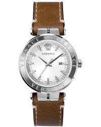 Versace - Aion data acciaio inossidabile orologio bracciale - Lyst