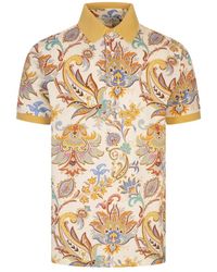 Etro - Gelbe Baumwolle Standard Herrenbekleidung - Lyst