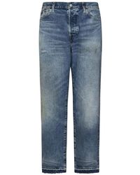 Ralph Lauren - Vintage heritage straight-fit indigo denim jeans - Lyst