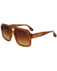 Victoria Beckham - Accessoires ,Geel ,Acetate Frame Zonnebril - Lyst