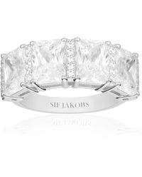 Sif Jakobs Jewellery - Anello in argento sterling con zirconi bianchi - Lyst