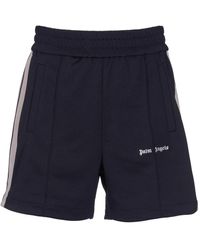 Palm Angels - Bermuda shorts con logo classico - Lyst