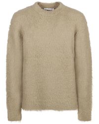 Acne Studios - Truien & Vesten ,Wol Trui Met Ronde Hals - Lyst