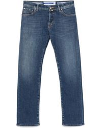 Jacob Cohen - Indigo blaue klassische fünf taschen jeans - Lyst