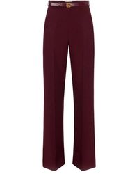 Elisabetta Franchi - Rouge Noir Palazzo-Hose - Lyst