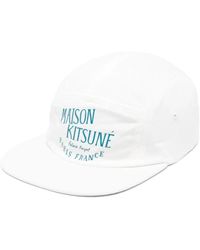 Maison Kitsuné - Palais royal baseball cap milk logo - Lyst