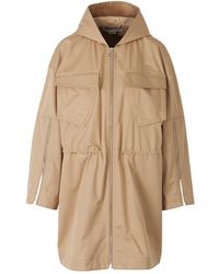 Stella McCartney Cotton Jacket With Hood - Naturel
