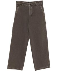 A.P.C. - Jeans ,Bruin ,Leer Canvas Carpenter Broek - Lyst