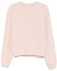 Autry - Hoodies & Sweatvesten ,Roze ,Katoen Comfortabele Katoenen Sweatshirt Voor Vrouwen - Lyst