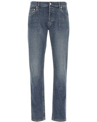 Alexander McQueen Slim Fit Jeans - - Heren - Blauw