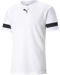 PUMA - Teamrise jersey weisses t-shirt - Lyst