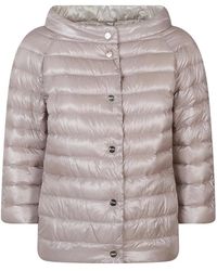 Herno - Jassen ,Roze ,Nylon Gewatteerd Jack - Lyst