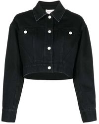 McQueen - Chaqueta de mezclilla de - Lyst