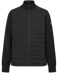 Ecoalf - Jassen ,Zwart ,Leer Meru Jacket - Lyst