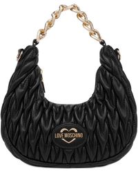 Love Moschino - Schwarze Taschen Für Stilvolle Outfits - Lyst