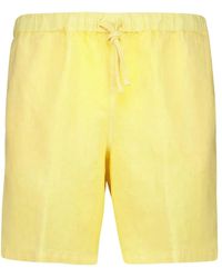 120% Lino - Casual Shorts - Lyst
