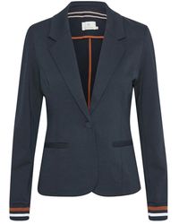 Kaffe - Blazer sportivo con righe colorate - Lyst