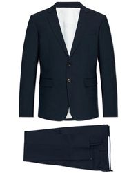 DSquared² - Kostuums ,Blauw ,Wol Wollen Pak - Lyst
