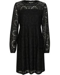 Cream - Kleedjes ,Zwart ,Crtiley Lace Dress - Lyst