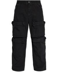 DIESEL - Schwarze p-danzel hose - Lyst