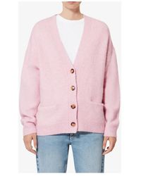 Isabel Marant - Truien & Vesten ,Roze ,Wol Eborah Cardigan - Lyst