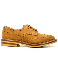 Tricker's - Schoenen ,Geel ,Leer Bourton Lace-Up Shoe - Lyst