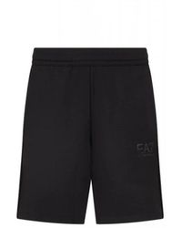 EA7 - Korte Broeken ,Zwart ,Bermuda Shorts - Lyst
