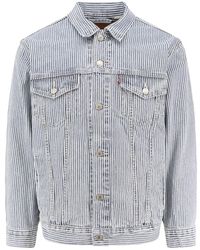 Levi's - Jassen ,Blauw ,Katoen Relaxed Fit Trucker Jacket - Lyst