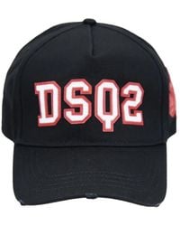 DSquared² - Bestickte Baseballkappe Mit Schnalle - Lyst